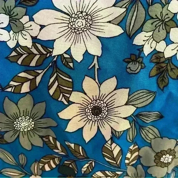 LOFT Ann Taylor Beach Swim Cover up Wrap Dress Size M Keyhole Floral Resortwear - Picture 5 of 7